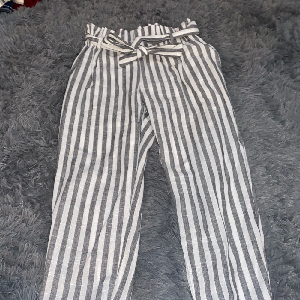 Paperbag waist pants